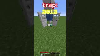 Trap 2012 vs 2022... #minecraft