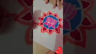 Beautiful & Attractive, Rangoli design for punch paper. ll  How to make punch paper rangoli