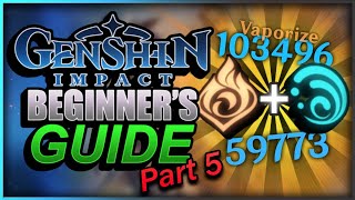 *All ELEMENTAL REACTIOINS Explained* Genshin Impact: Beginner Guide 2021!