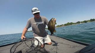 Dropshot Fishing Lake Ontario SMB in Henderson Harbor NY