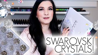 Swarovski Crystal Haul! | Organizing My Swarovski Crystal Collection | Crystal Nail Art Haul