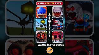 Guess the MONSTER'S VOICE - Shin Sonic Tapes, Choo Choo Charles, Spider Thomas