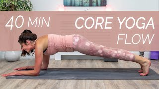 Core Yoga For The Abdominal Wall and Lower Back - 40 Minutes - Sacred Lotus Yoga