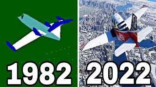 Evolution of Microsoft Flight Simulator in Games(1982-2020)