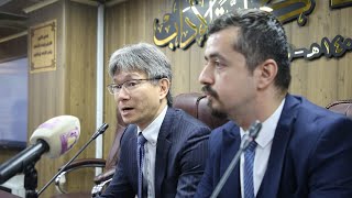 College of Arts Media Coverage of Introducing JICA Chair تغطية اعلام كلية الآداب للتعريف بكرسي جايكا