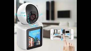 Camera Wifi Giám Sát Có Màn Hình C30   Gọi Video Trực Tiếp Siêu Nét