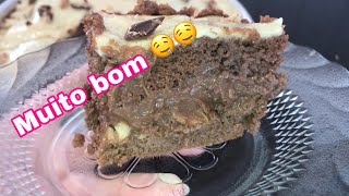 FIZ BOLO DE BOMBOM | Fácil e gostoso 🍬🤤