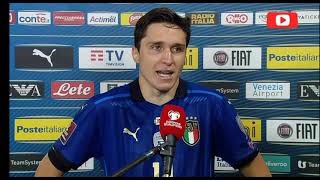 Italia-Bulgaria 1-1. Intervista a Chiesa nel post partita.