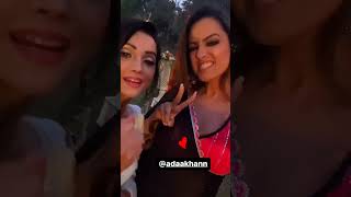 When one Naagin meets another Naagin #anitahassanandani #adaakhan #naagin #naagin6 #shorts #short