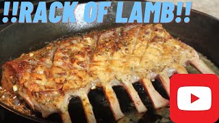 !!Rack of Lamb!! Cast Iron! Easy and Delicious! I FabMakeBuildCook!! FMBC!