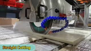 HUALONG HLYT-700 monoblock Bridge Saw granite marble slab Stone Cutting Machine