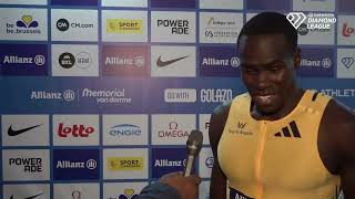 Marco Arop Finishes 3rd In Diamond League 800m Final, Runs 1:43.25 [Interview]