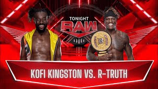 [WWE 2k24] FULL MATCH - Kofi Kingston vs. R-Truth