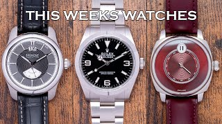 This Weeks Watches - Rolex Explorer 40mm, Fears x CW Jump Hour, Bremont, Heuer, IWC & More [EP154]