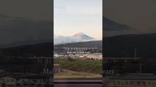 Fuji views on the Shinkansen 🗻