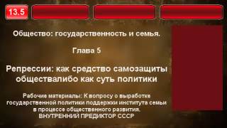 13.5. Репрессии как средство самозащиты общества