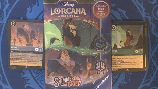 Emerald Steel Starter Deck - Lorcana: Shimmering Skies