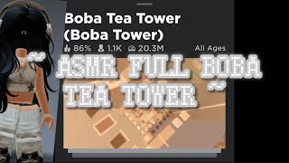 COMPLETING BOBA TEA TOWER (4K SUBS SPECICAL) AMSR AESTHETIC MUSIC+RELAX TOWER￼-FULL