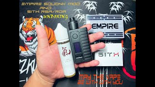 Empire Squonk mod & Sith RSA/RDA unboxing!