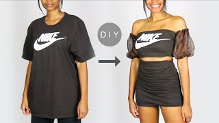 DIY Sheer Puff Sleeve Top & Skirt Set (Easy Sewing!)