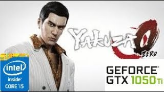 Yakuza 0:GTX 1050 TI 4GB I5 4460