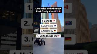 Countries with the best post-study visa #careeredu #studyabroad