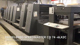 Heidelberg Speedmaster CD 74 6P3LX2-C, age 2007