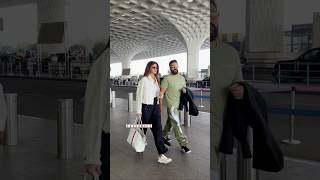 Shilpa Shetty & Raj Kundra Spotted Today at Airport ❤️ #shorts #shilpashetty #rajkundra