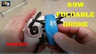 S9W FOLDABLE DRONE ,BROADREAM,RCMOMENT,UNBOXING