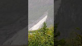 Spectacular Nugget Falls near the Mendenhall Glacier in Juneau, Alaska