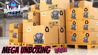 mega Unboxing Robotizzante 6/9/24 #transformers #chogokin #anime #manga #superRobots