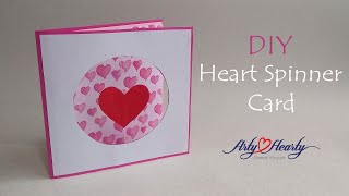 DIY Heart spinner card I Valentine Card I Love Card I Sheetal Khajure Ankalkote