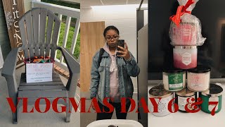 VLOGMAS DAY 6&7 | buying candles at 6am??!