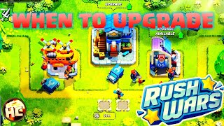 When to upgrade your HQ? Rush Wars going to HQ6