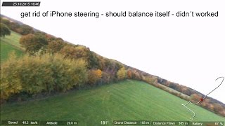 Parrot Bebop Drone & iPhone 6S "Tumblin´ again... 2" & CRASH