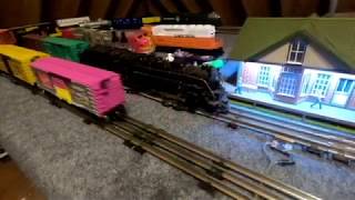 Postwar O Scale Lionel Model Railroad Running Session