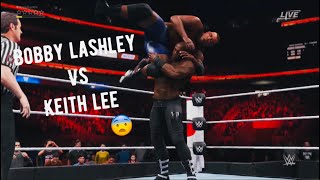 Bobby Lashley vs Keith Lee United States Championship WWE 2k20 Dream Match Highlights