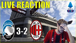 CHE SCHIFO!! ATALANTA - MILAN 3-2 // LIVE REACTION