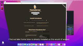 Install homebrew on Mac OS looks like now has PKG installer