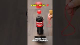 Amazing Phone Tripod Lifehack!! 🤯📱📷 #shorts #youtubeshorts #handyhacks