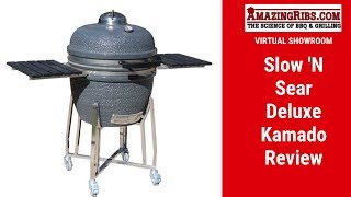 Watch This Slow 'N Sear Deluxe Kamado Review - Part 1 Virtual Showroom