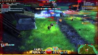 Guild Wars 2 World Vs World Clip - Magnet+Prybar Wombo Combo