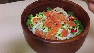 RECETA-ENSALADA FÁCIL Y NUTRITIVA