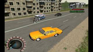 GTA Криминальная Россия | Иж Планета 5 против ГАЗ-31029 такси car chase scene