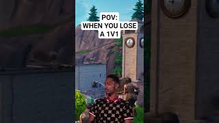 POV:WHEN YOU LOSE A 1V1#CapCut #fortnite #nerdandproud #gaming #fpsgames #fortnitechapter1