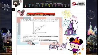 Y9 Add Maths (Lesson 12) - Coordinate Geometry Questions