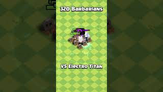 320 Barbarians VS 12 Wizards | Clash of Clans