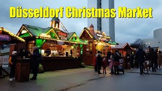 DÜSSELDORF, GERMANY || CHRISTMAS MARKET WALKING TOUR 2021 || 4K