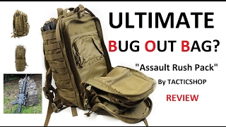 ULTIMATE BUG OUT BAG? Assault Rush Pack Backpack Review BEST BOB FOR PRICE? Top Rated Hiking Budget