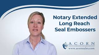 Acorn Sales Notary Extended Long Reach Seal